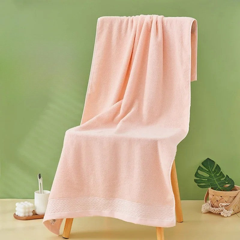 Toalha de banho de algodão pura toalha de banho doméstica absorvente toalha de
