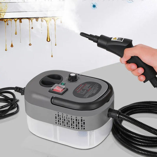 Limpadores a vapor portáteis de alta temperatura, 2500w, ar condicionado, capô
