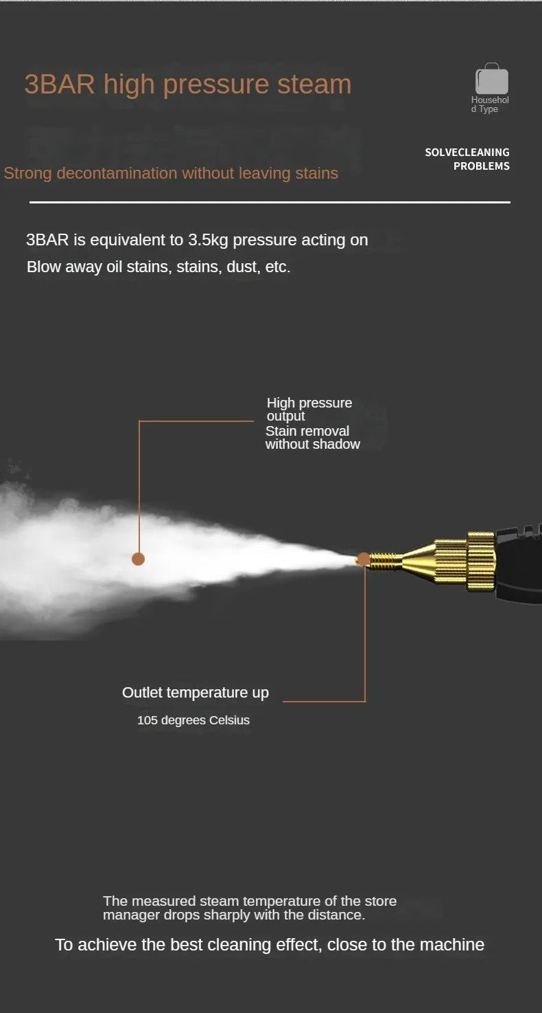 Limpador a vapor de alta pressão, limpadores de ar condicionado para casa, cozi