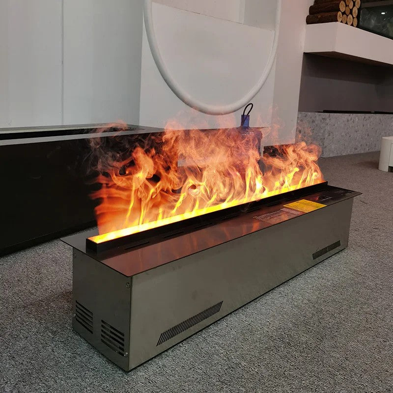 Lareira atomizadora 3d para sala de estar, lareira eletrônica multicolorida com