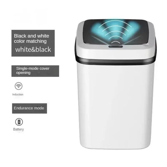 13L Casa Cozinha Sala de estar Banheiro Sensor Inteligente Touchless Tampa Abert
