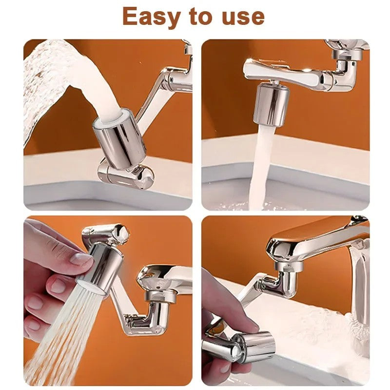 Universal 1080 °   Rotação torneiras extensor pulverizador cabeça cozinha robô braço extensão torneira aerador misturador bubbler água bico