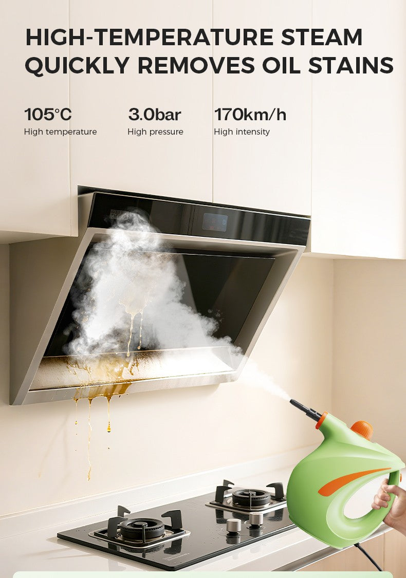 Limpador a vapor portátil 1200W de alta pressão 3.0Bar 20s Calor rápido Tanqu