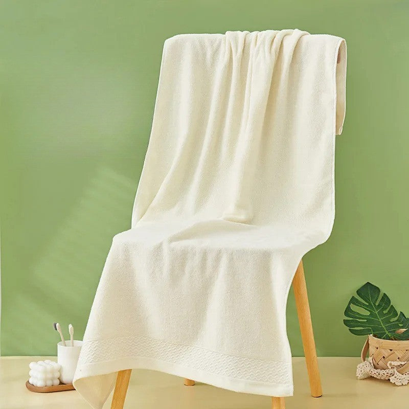 Toalha de banho de algodão pura toalha de banho doméstica absorvente toalha de