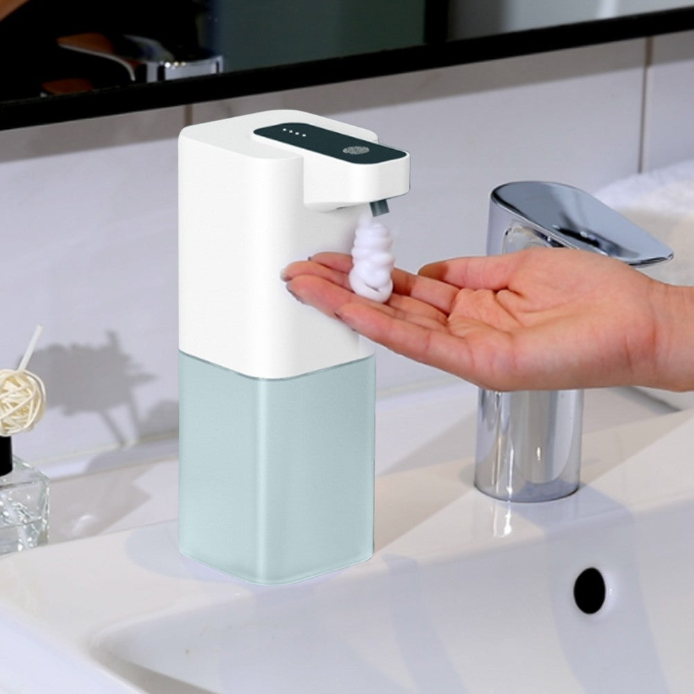 Dispensador de sabão automático recarregável USB, Touchless, portátil, espum