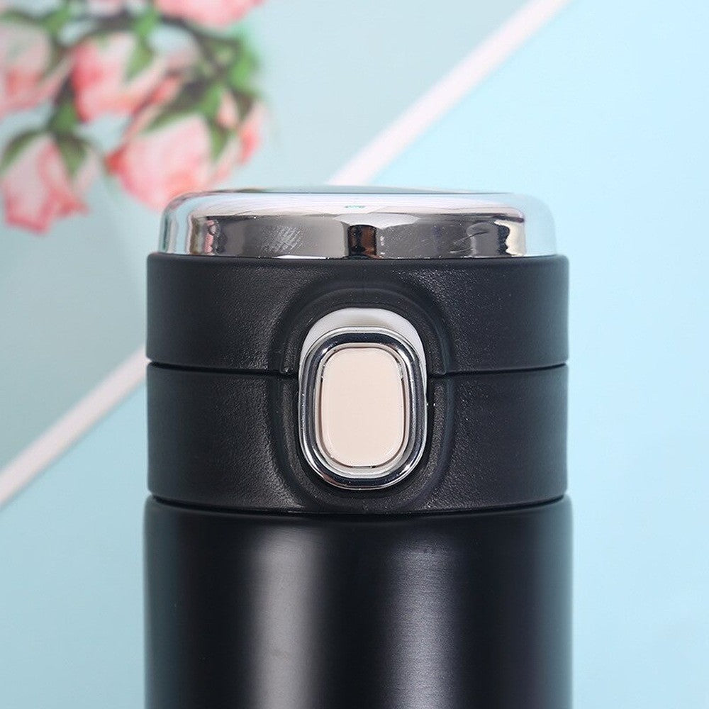 1Pc 400ML Garrafa De Água Térmica Inteligente De Aço Inoxidável Led Display