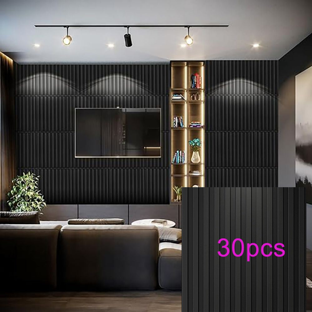 Painel de parede texturizado 3D KUUJOJOJO para decoração de parede interna, ad