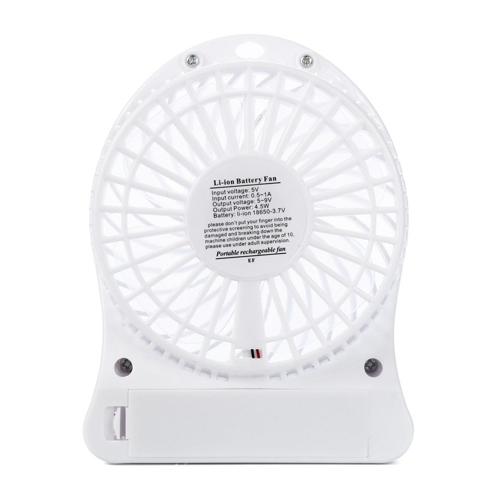Mini pequeno ventilador de carregamento usb portátil dormitório escritório pe