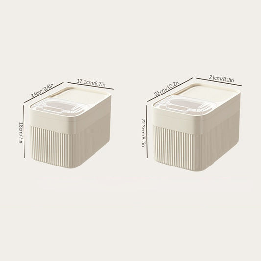 Recipiente de armazenamento de alimentos para cães com tampa hermética 5/10/15
