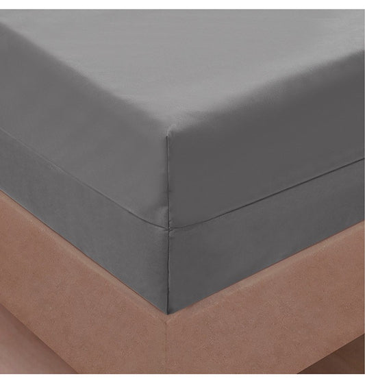 Capa de colchão impermeável totalmente fechada de 6 lados com zíper lençol à prova de poeira para cama de casal, solteiro, completo, Queen, King