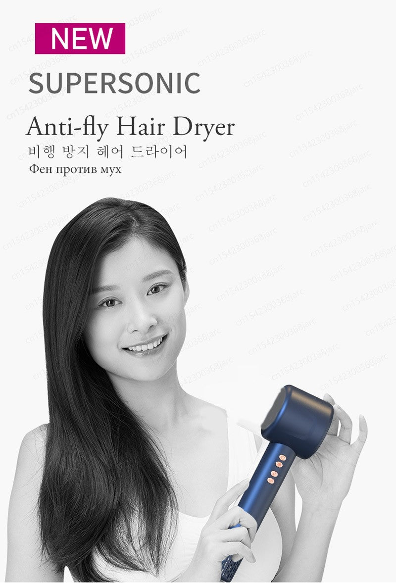 Super secador de cabelo 220v sem folhas de cabelo cuidados pessoais com o cabelo