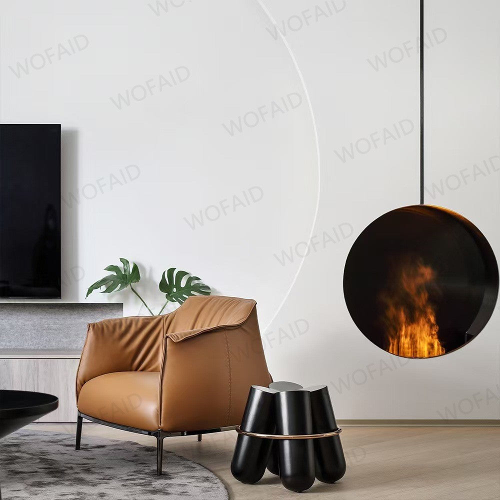 Lareira atomizada 3d com chama de vapor colorida eco casa inteligente interior d