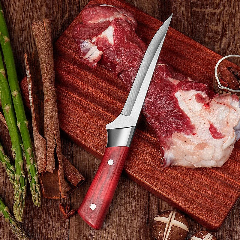 Faca de desossa de aço inoxidável, faca de cozinha, cutelo, carne, frutas, pei