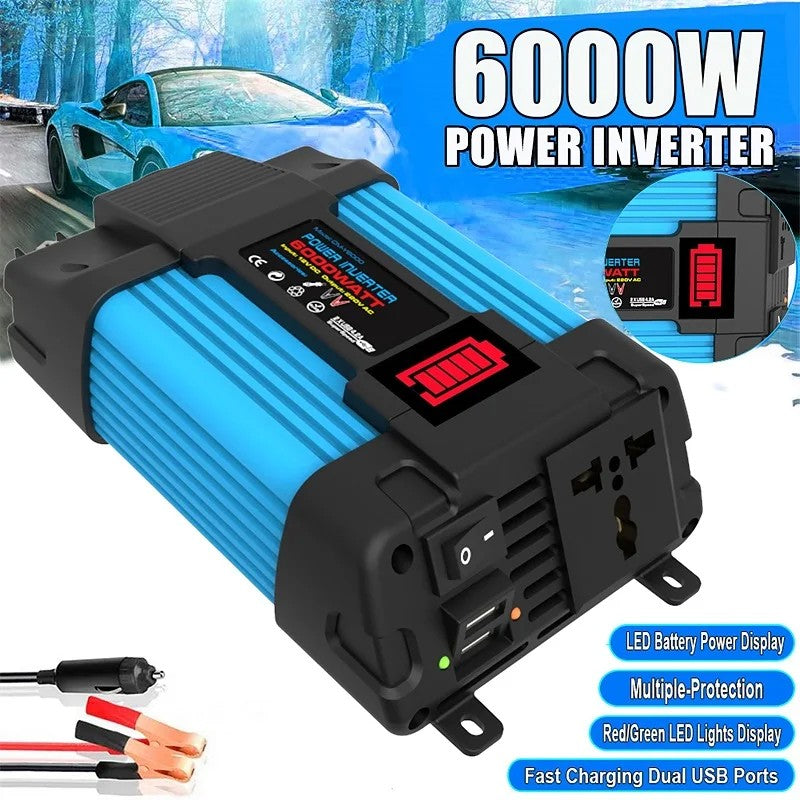 4000/6000w picos de potência modificação onda senoidal inversor de energia do