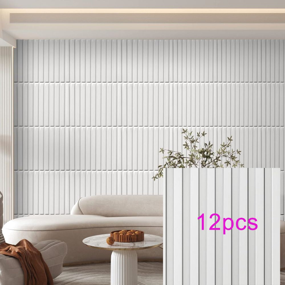 Painel de parede texturizado 3D KUUJOJOJO para decoração de parede interna, ad