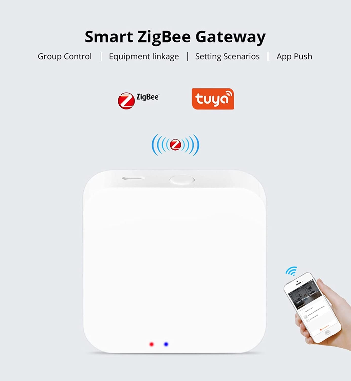 Tuya zigbee 3.0 gateway hub casa inteligente ponte sem fio vida inteligente app