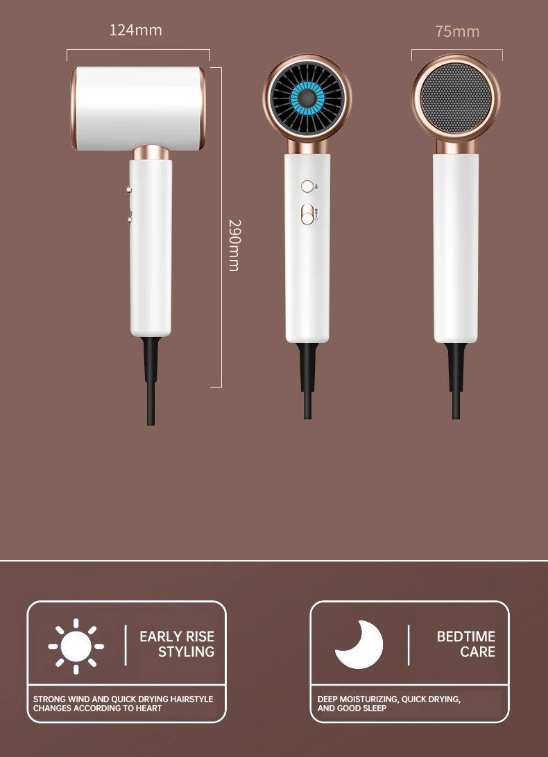 F33 t821 secador de cabelo profissional vento quente e frio escova de ar secador