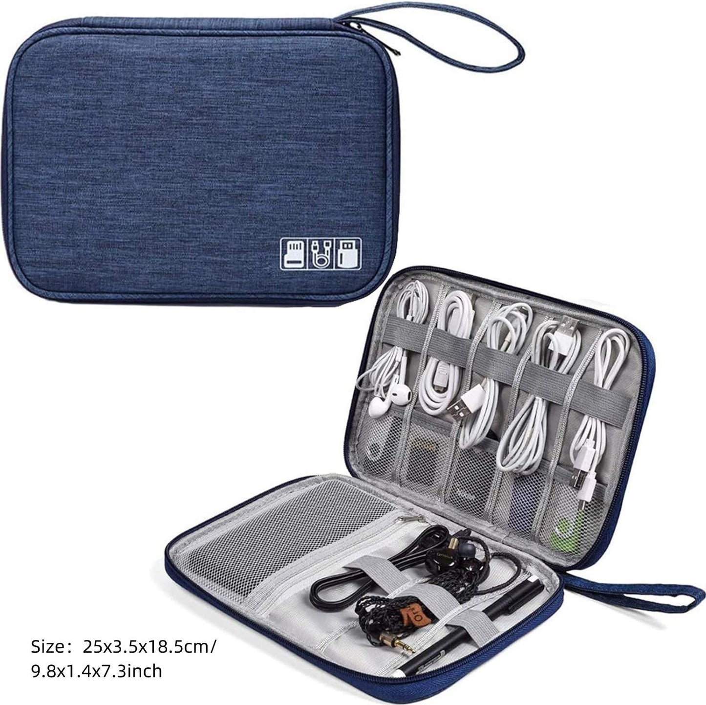 Bolsa de armazenamento digital portátil, dispositivo usb, à prova d&#39;água,