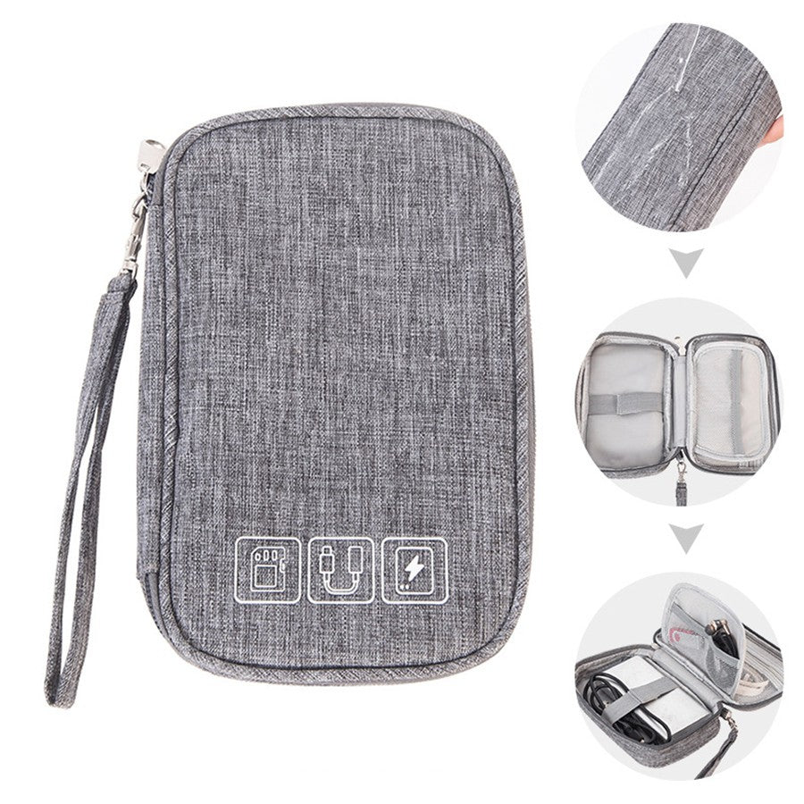 Bolsa de armazenamento digital portátil, dispositivo usb, à prova d&#39;água,
