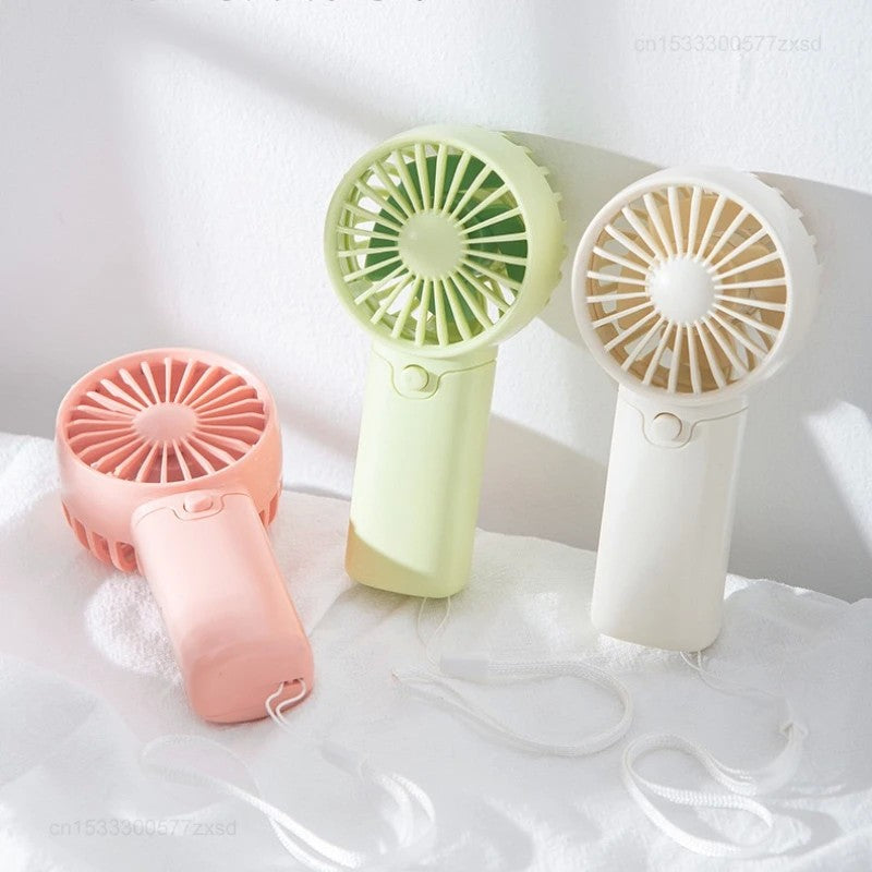 Bonito mini ventilador portátil ventilador de mão leve acessível bolso baixo