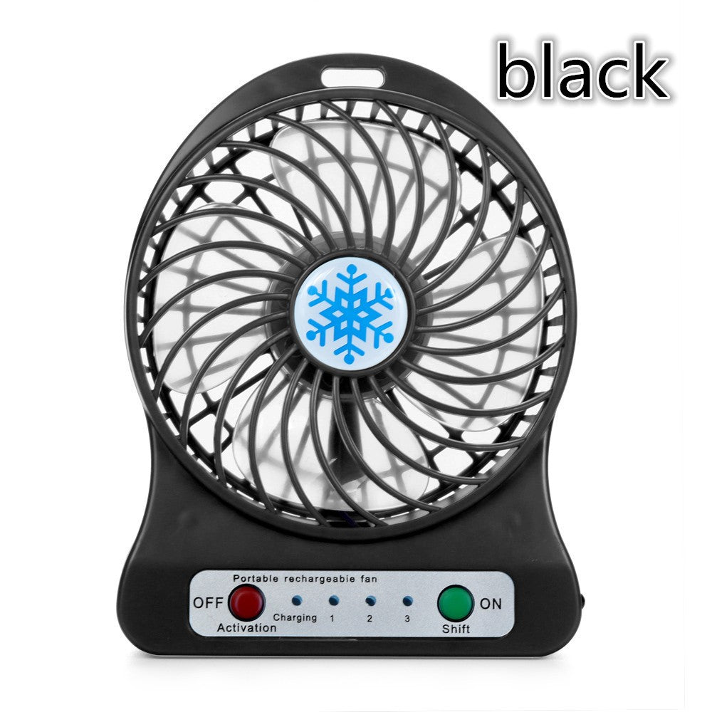 Mini pequeno ventilador de carregamento usb portátil dormitório escritório pe