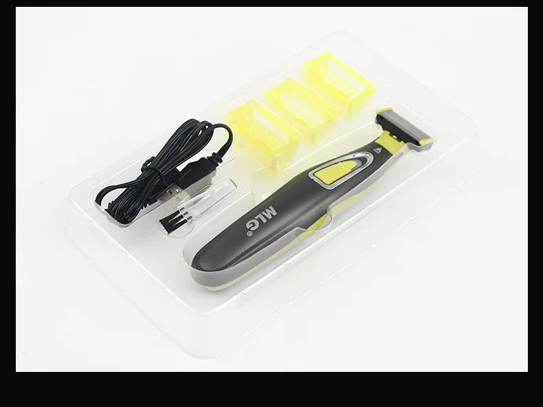 Barbeador elétrico para homens e mulheres, portátil, aparador de corpo inteiro