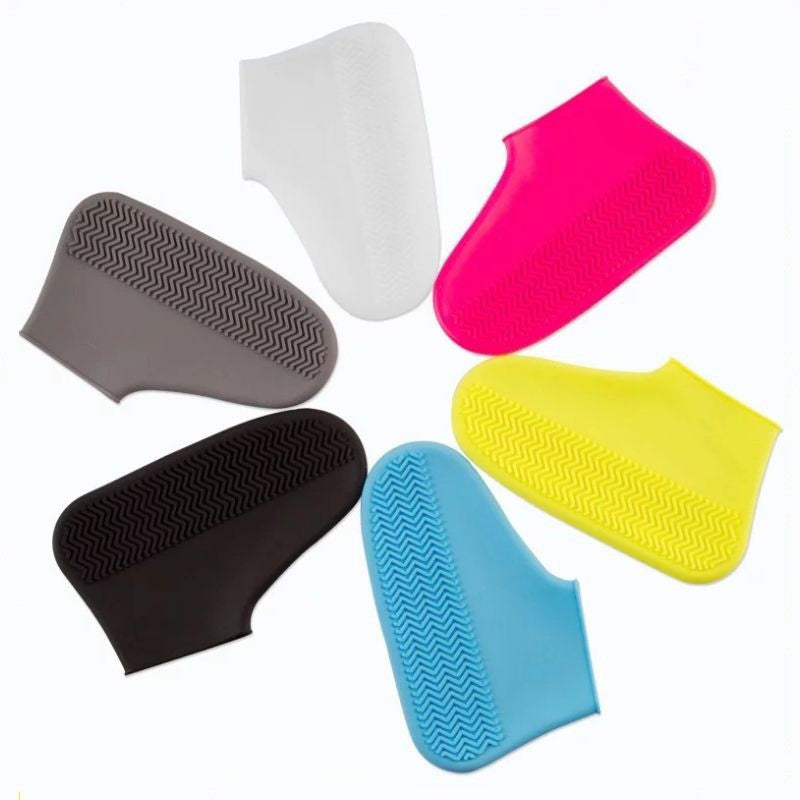 Capa reutilizável para sapatos de chuva, à prova d&#39;água, silicone, uso ao