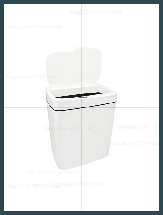Lixeira automática sem toque de 15L com sensor à prova d&#39;água, cozinha, b
