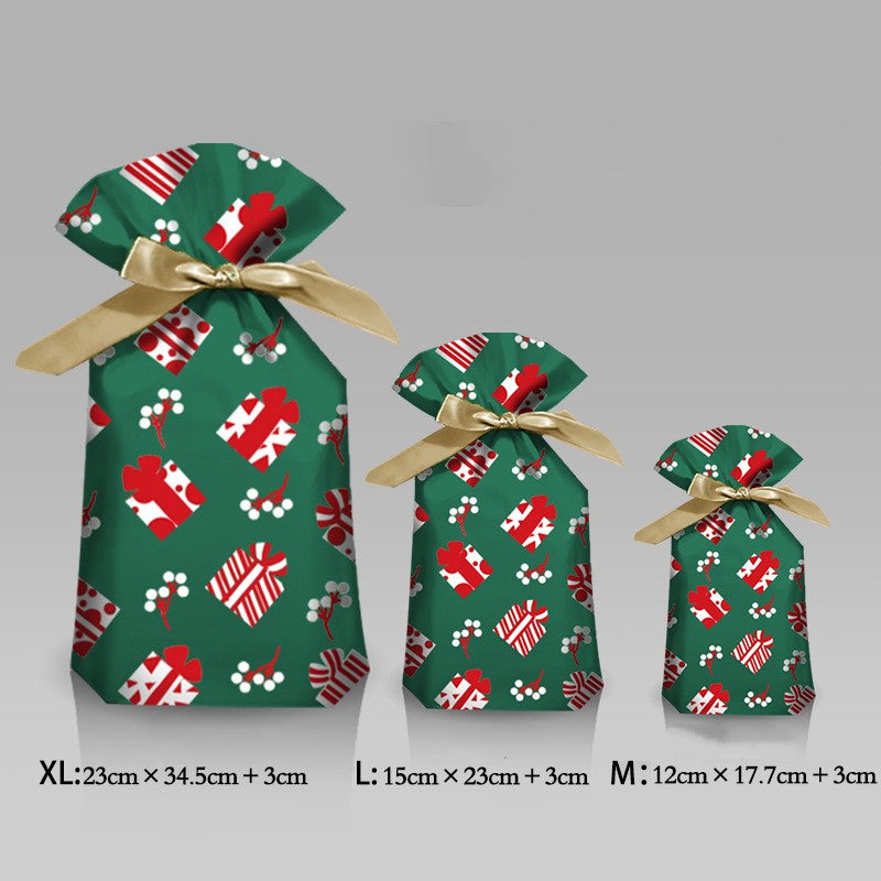 2022 saco de doces de natal saco de presente de papai noel decoração de natal