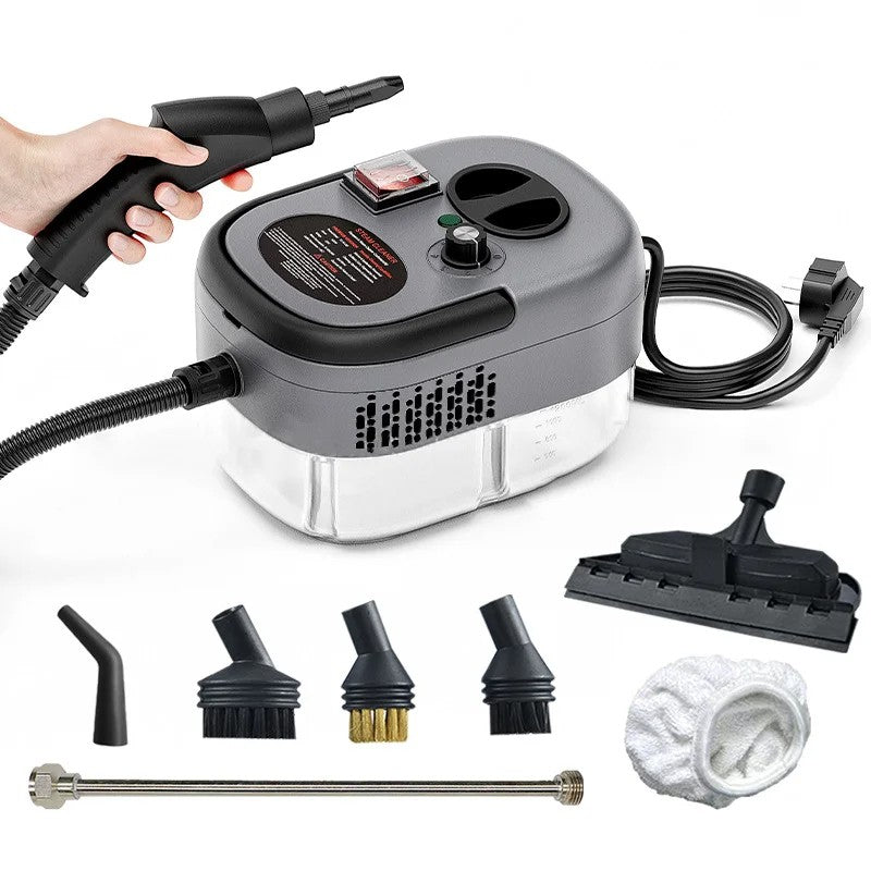 Limpadores a vapor portáteis de alta temperatura, 2500w, ar condicionado, capô