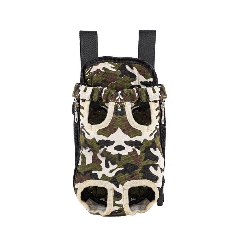 Mochila transportadora para cães de estimação, malha camuflada, produtos de v