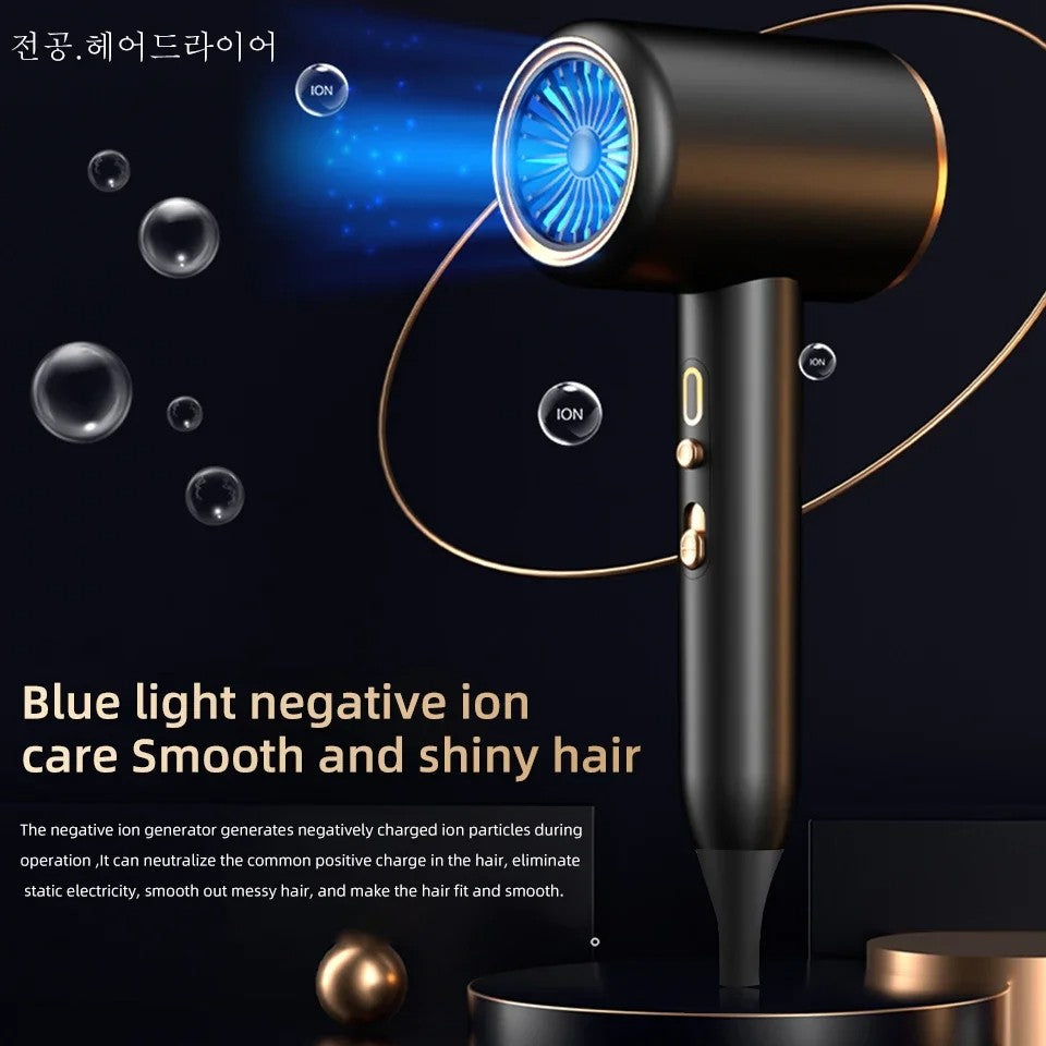F33 t821 secador de cabelo profissional vento quente e frio escova de ar secador