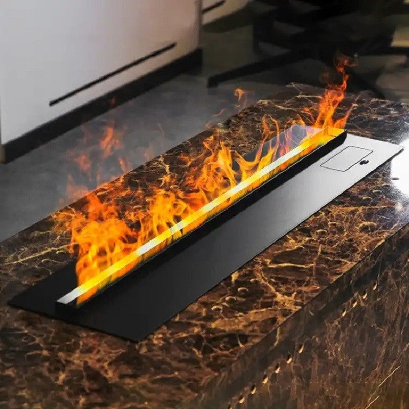 5 anos de garantia Comprimento 3D fogo a vapor lareira elétrica laminada a vapo