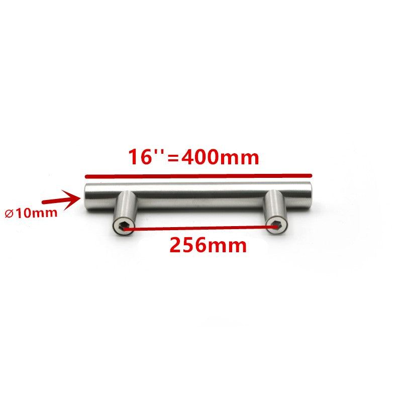 50mm a 500mm de aço inoxidável porta da cozinha armário t barra alça puxador