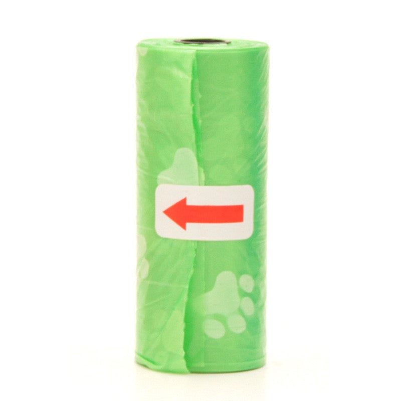 100 rolos saco de cocô do cão limpeza ao ar livre saco de cocô ao ar livre li