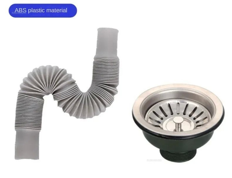 Pia de cozinha simples com bacia dupla, para sala de jantar, suporte reforçado,