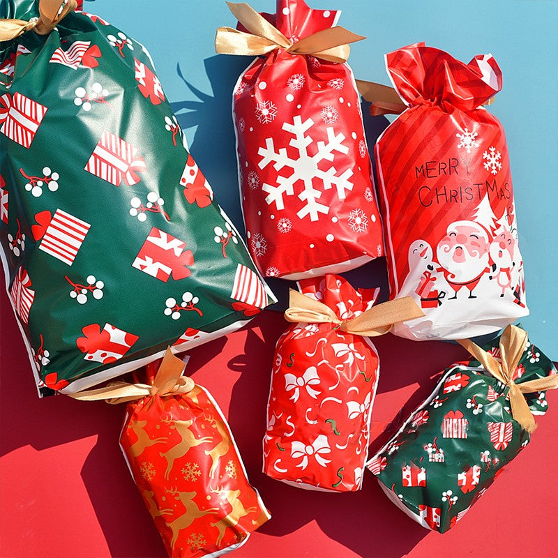 2022 saco de doces de natal saco de presente de papai noel decoração de natal