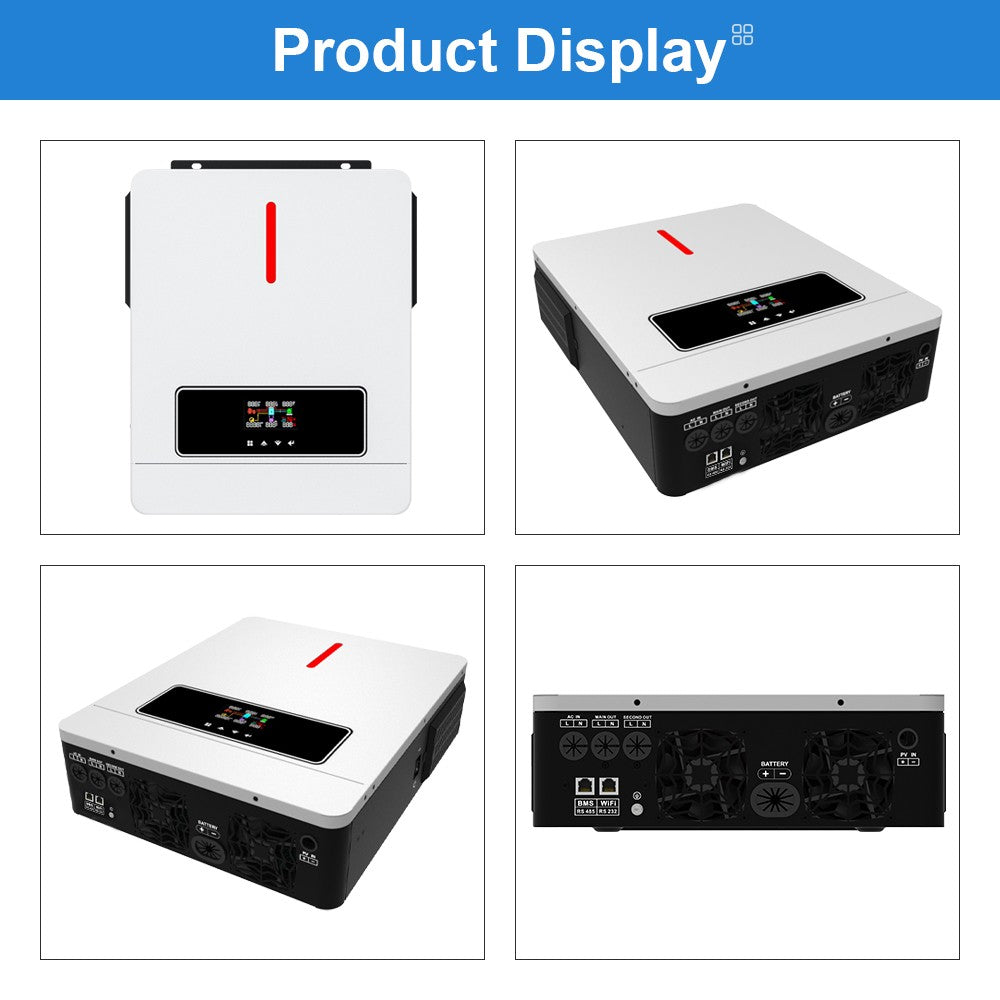Daxtromn 6.2KW Inversor solar híbrido 48V 230VAC Inversor de onda senoidal pura