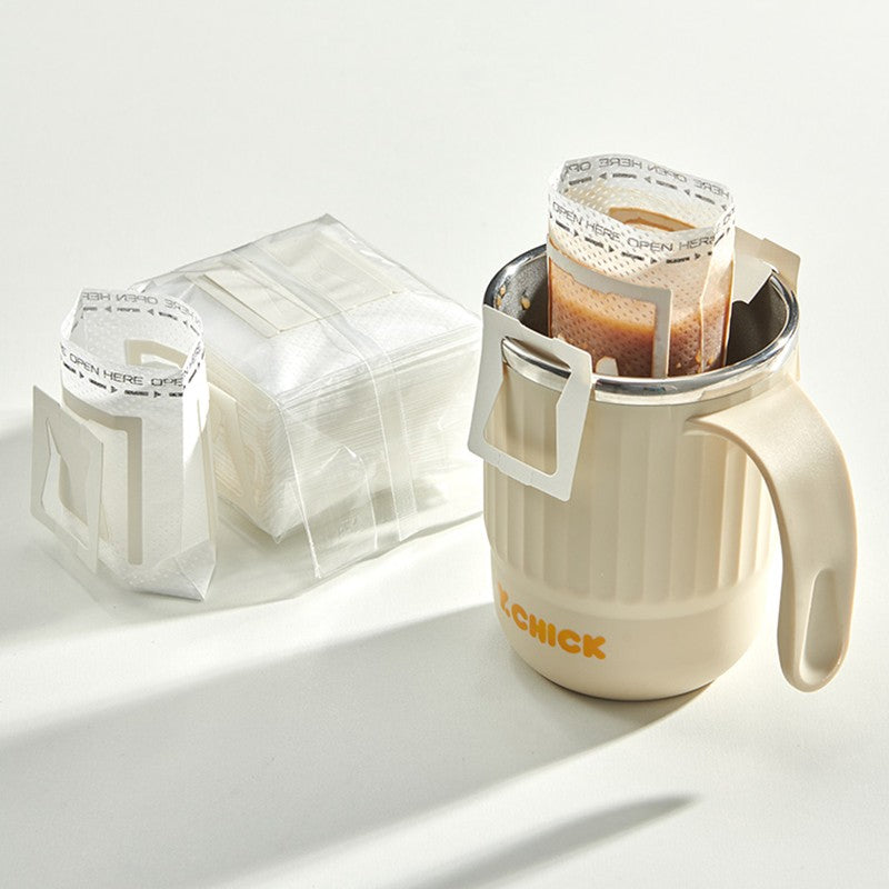 50/100 unidades sacos de filtro de café gotejamento pacote de papel de café po