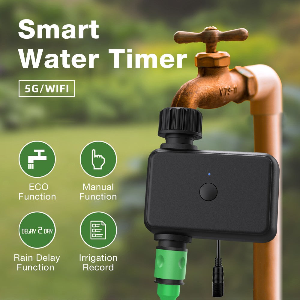 Tuya zigbee/wifi temporizador de água 1 zona sistema de rega programável flor