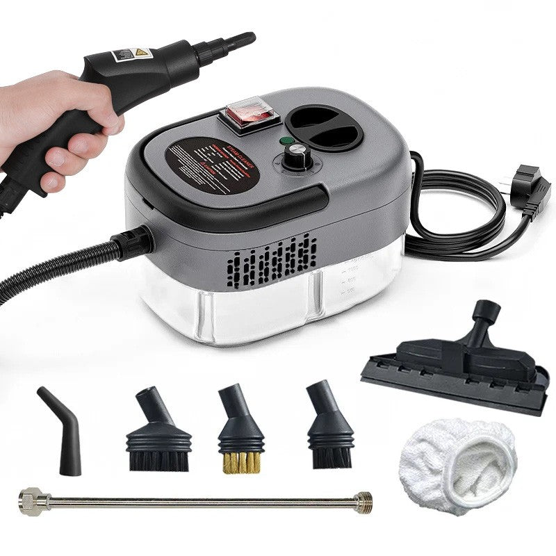 Limpadores a vapor portáteis de alta temperatura, 2500w, ar condicionado, capô