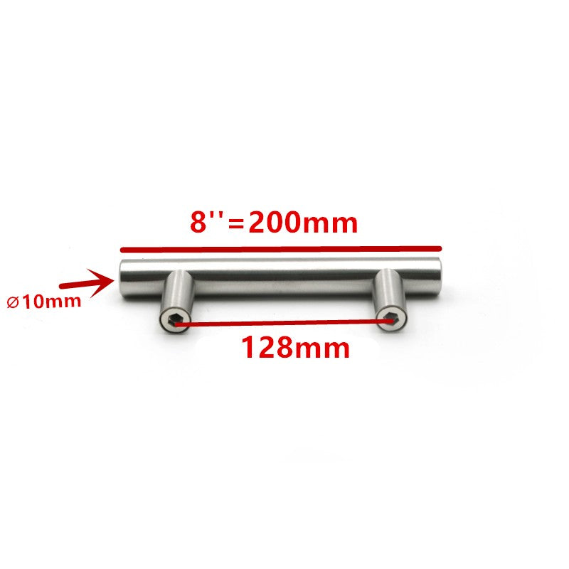 50mm a 500mm de aço inoxidável porta da cozinha armário t barra alça puxador