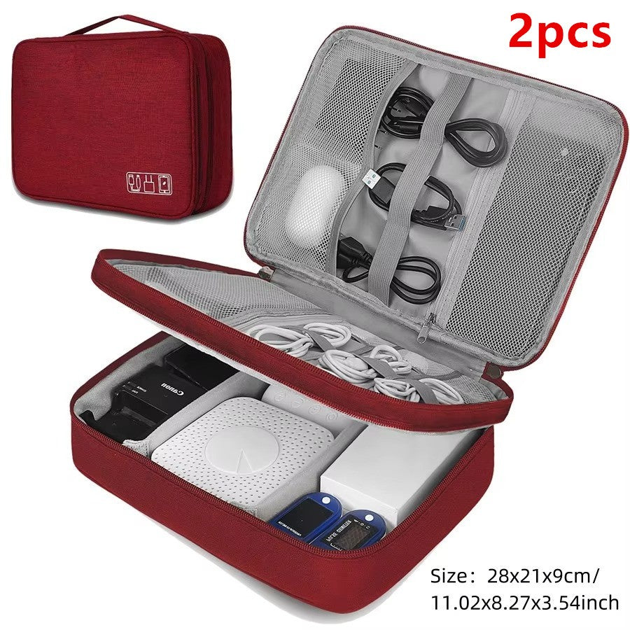 Bolsa de armazenamento digital portátil, dispositivo usb, à prova d&#39;água,
