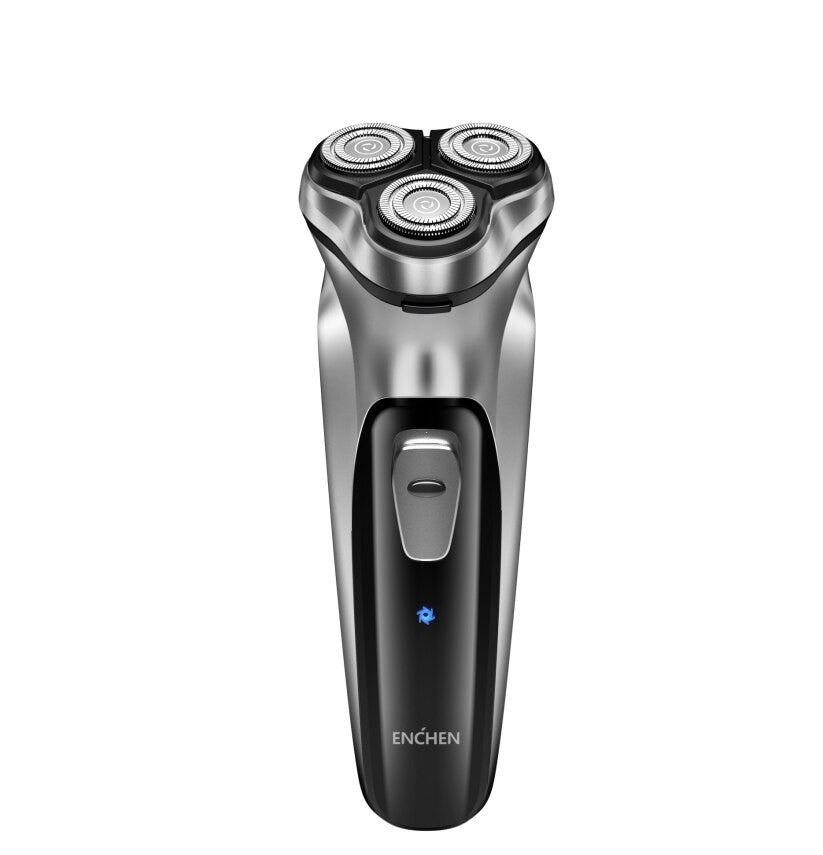 Barbeador rotativo elétrico Enchen Blackstone para homens, lâmina flutuante 3D