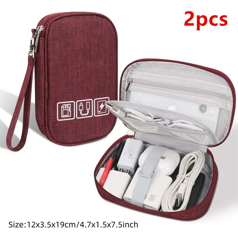 Bolsa de armazenamento digital portátil, dispositivo usb, à prova d&#39;água,