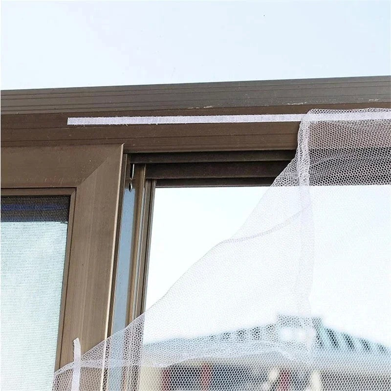 Diy mosquiteiro auto-adesivo interior anti-insetos mosca tela cortinas janela ne