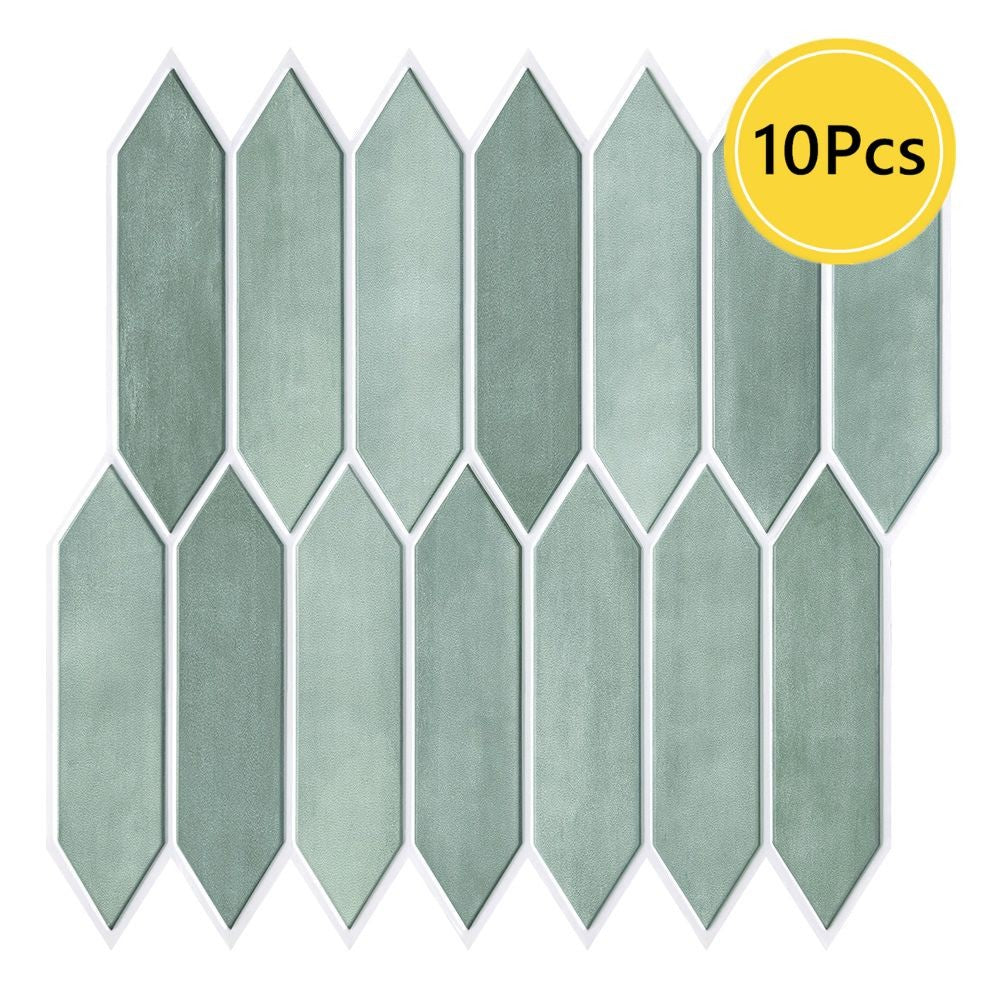 10 painéis de parede 3D dos peças, telhas do backsplash da cascata e da vara,