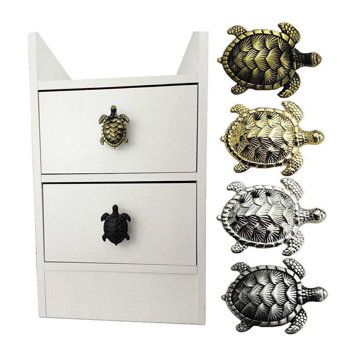 European Retro Bee Shape Drawer Handles Zinc Alloy Furniture Wardrobe Knob Kitchen Cupboard Drawer Door Vintage Pull Handles
