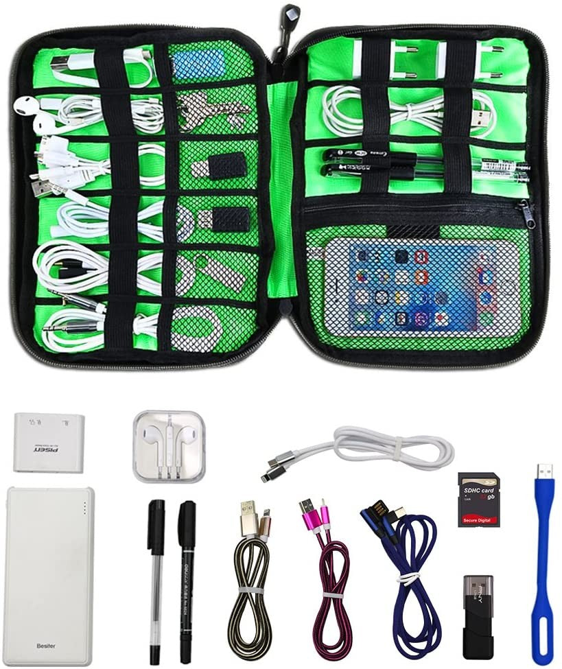 Gadget cabo organizador saco de armazenamento viagem acessórios eletrônicos ca