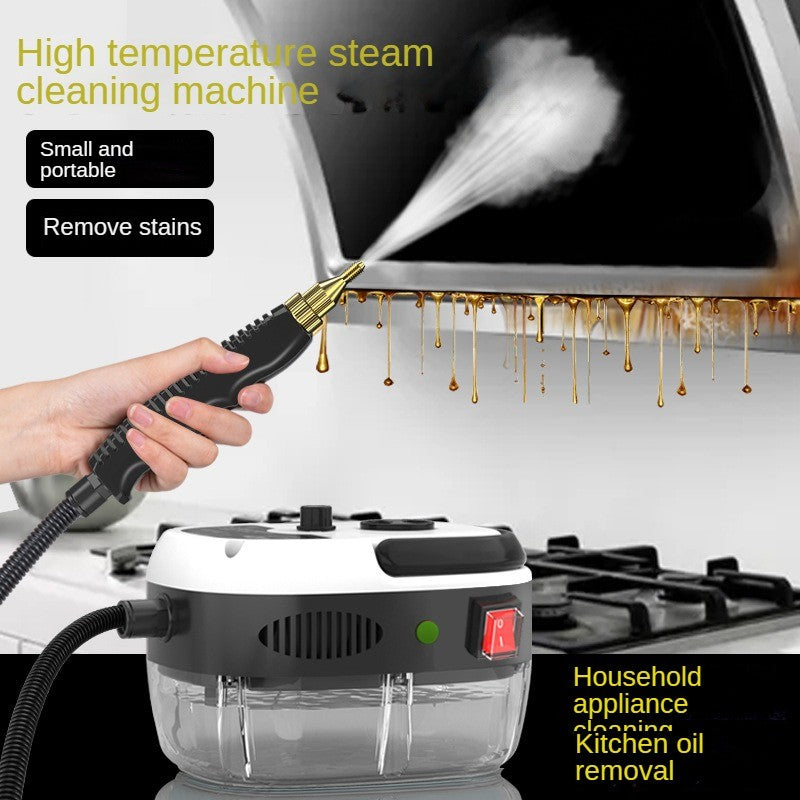 Limpador a vapor 2500W, jato de alta temperatura, capô para cozinha, ar condici